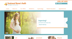 Desktop Screenshot of brookwoodwomenshealth.com